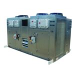 Metal rooftop air conditioner